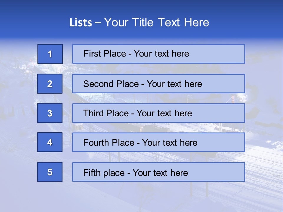 Rail Diesel Cargo PowerPoint Template