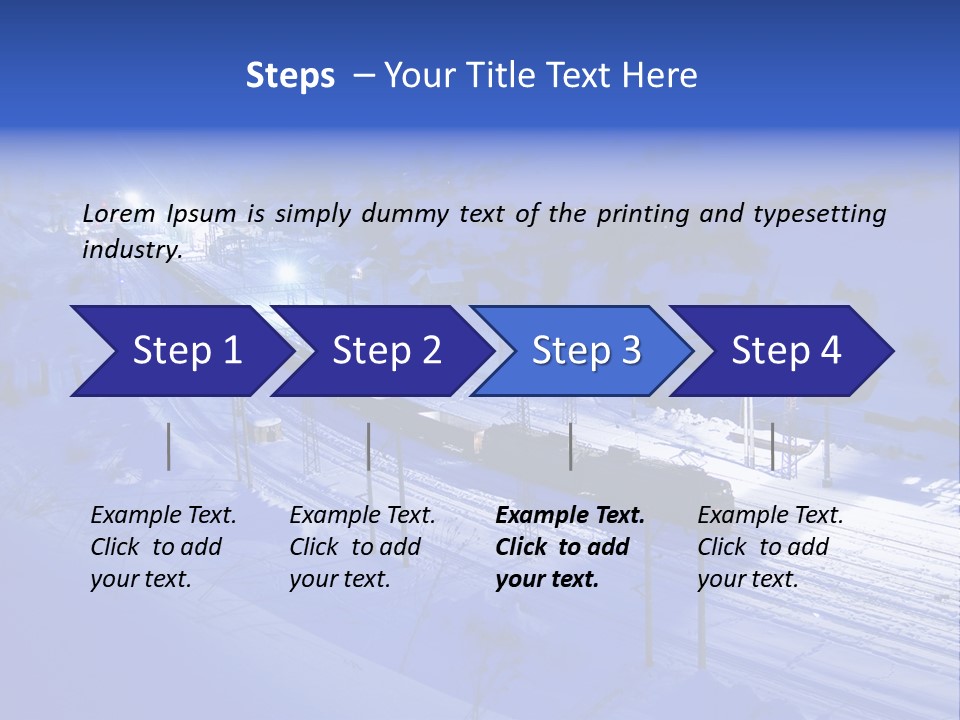 Rail Diesel Cargo PowerPoint Template