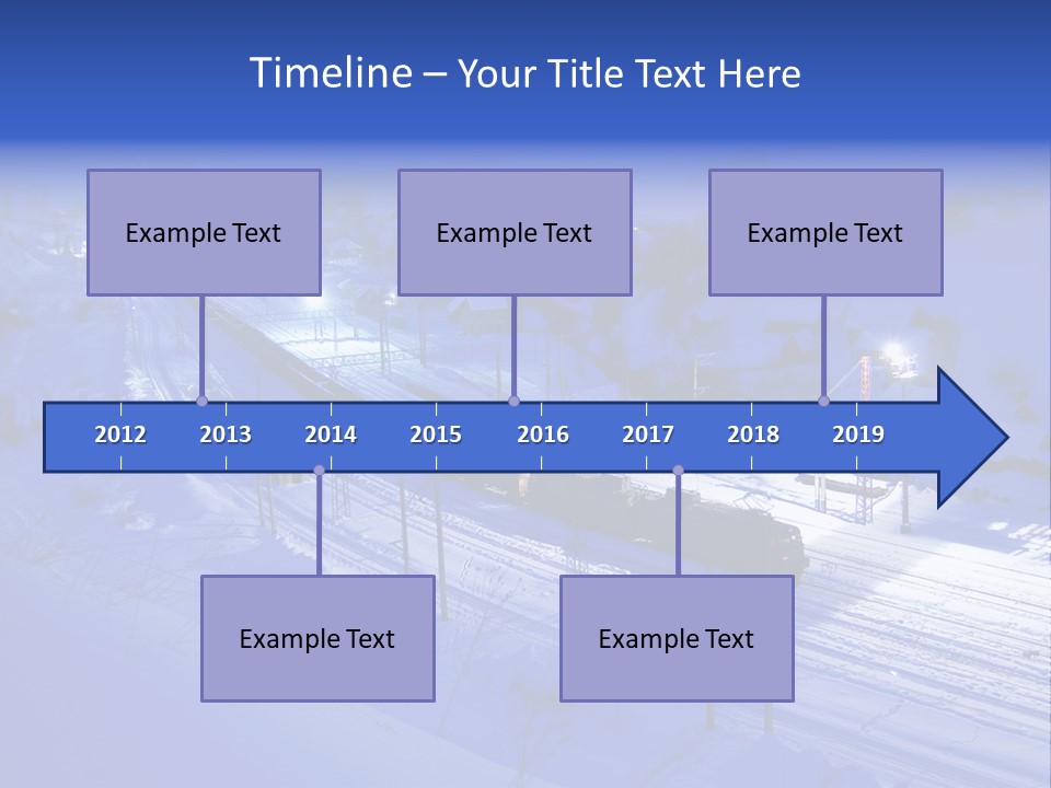 Rail Diesel Cargo PowerPoint Template