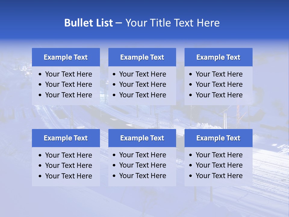 Rail Diesel Cargo PowerPoint Template