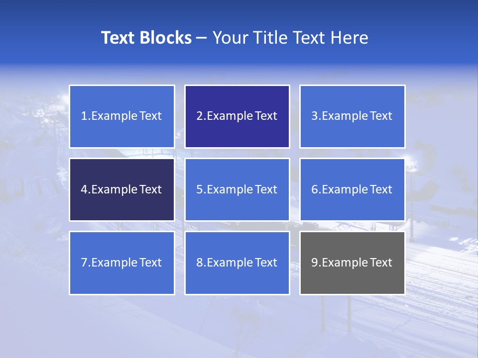 Rail Diesel Cargo PowerPoint Template