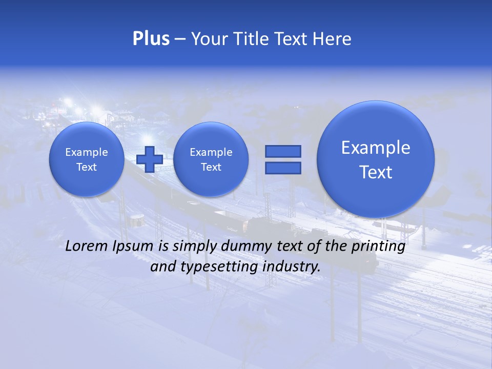 Rail Diesel Cargo PowerPoint Template