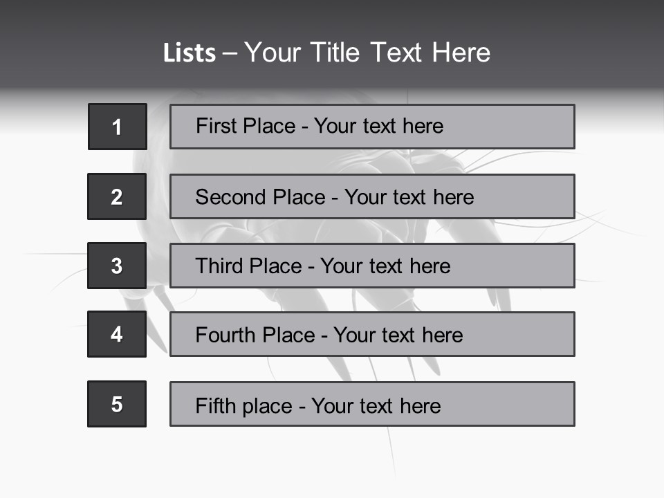 Bed Skincells Micro PowerPoint Template