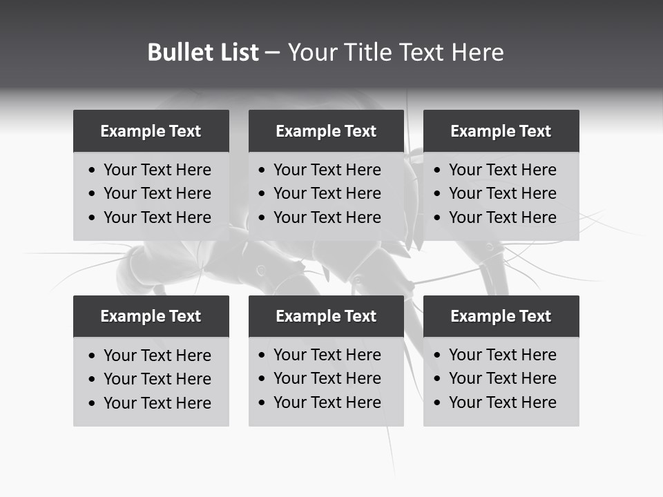 Bed Skincells Micro PowerPoint Template