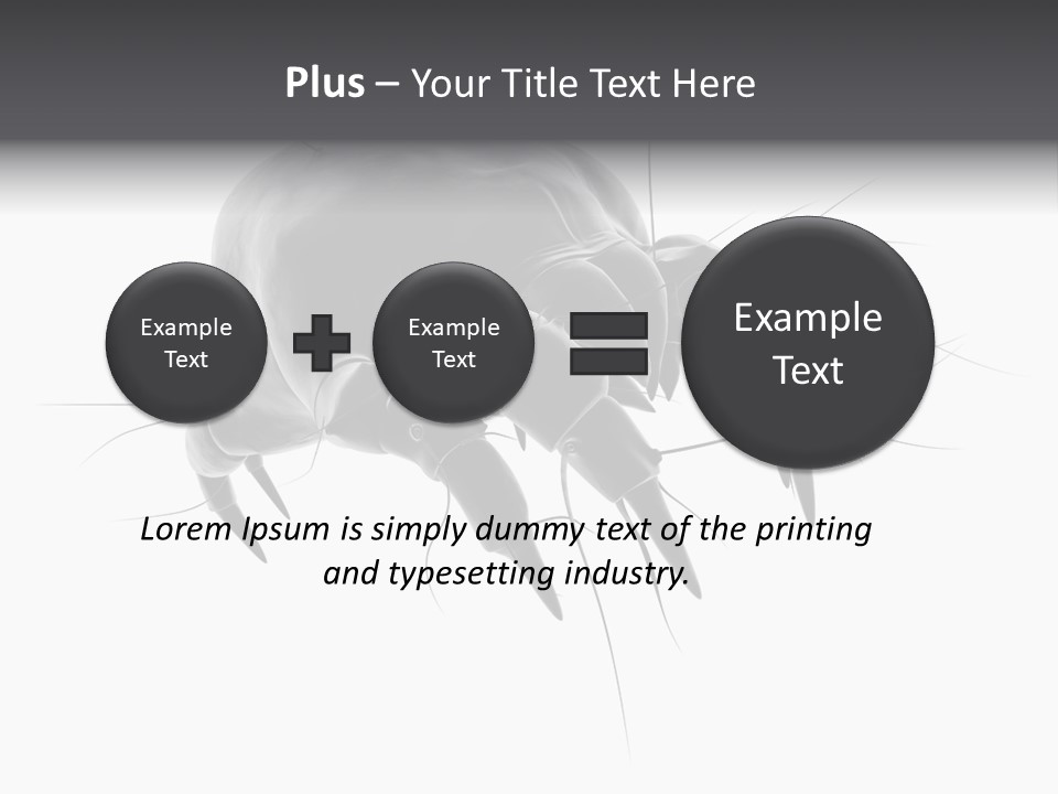 Bed Skincells Micro PowerPoint Template