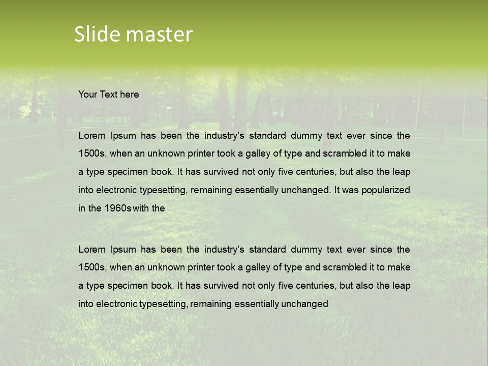 Beam Cast Natural PowerPoint Template