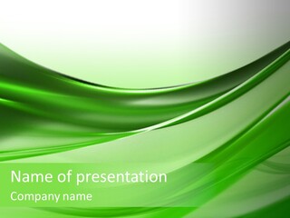 Water Power Render PowerPoint Template