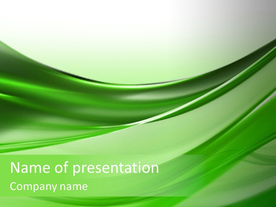 Water Power Render PowerPoint Template