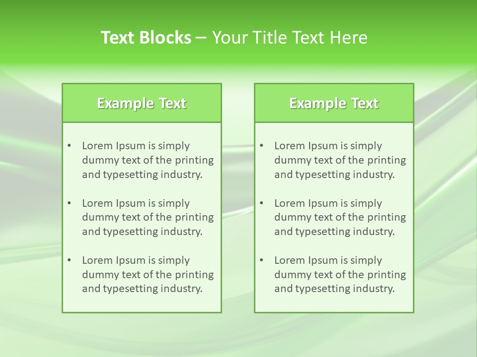 Water Power Render PowerPoint Template