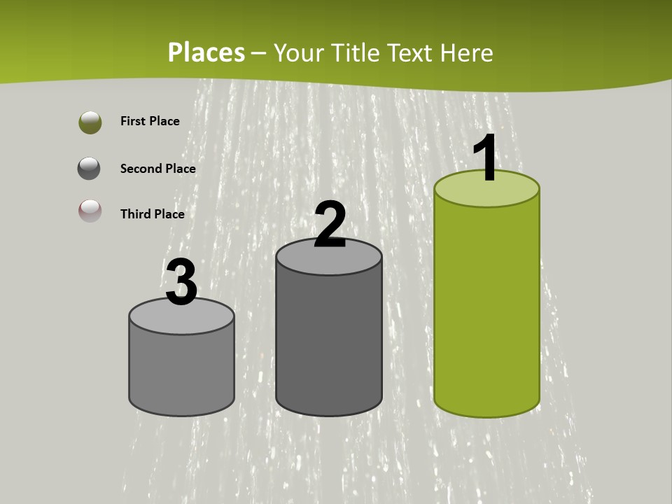 Chrome Sprinkler Jet PowerPoint Template