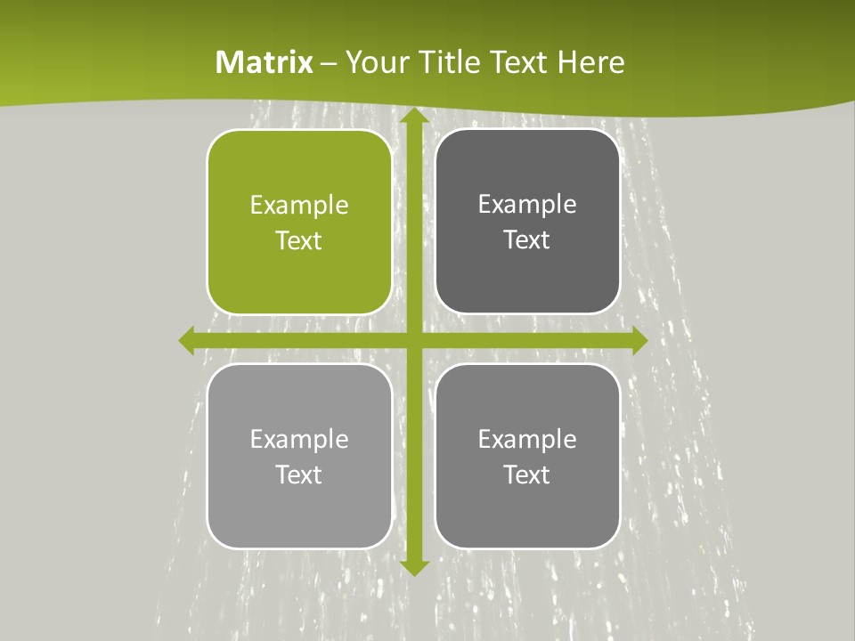 Chrome Sprinkler Jet PowerPoint Template