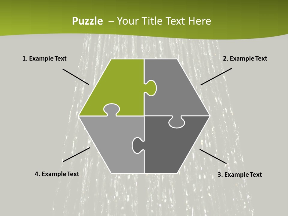 Chrome Sprinkler Jet PowerPoint Template