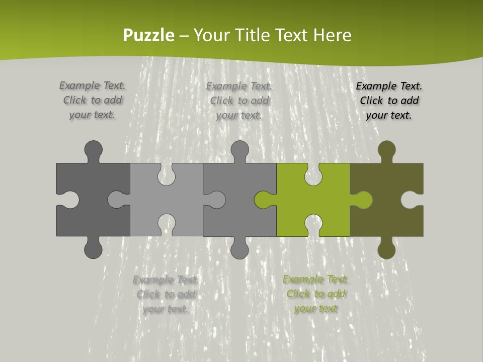 Chrome Sprinkler Jet PowerPoint Template