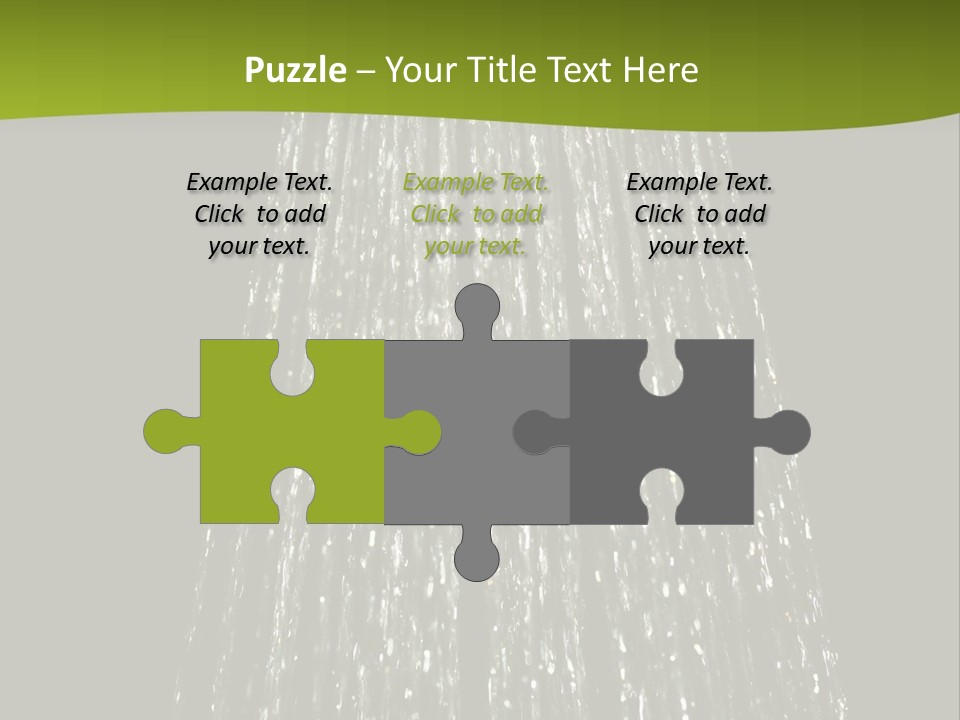 Chrome Sprinkler Jet PowerPoint Template