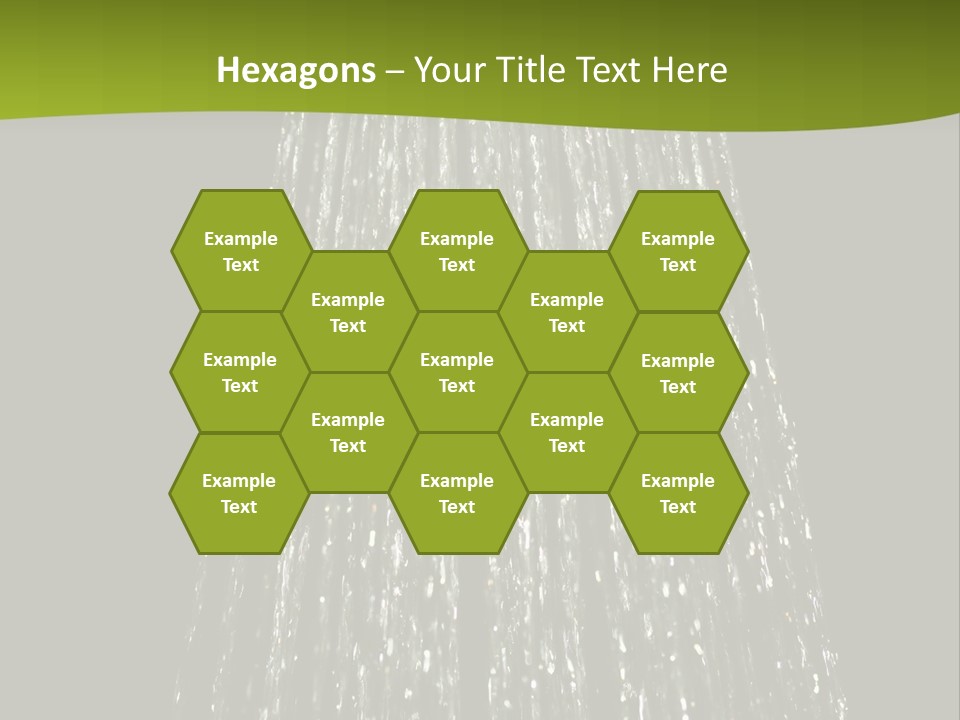 Chrome Sprinkler Jet PowerPoint Template