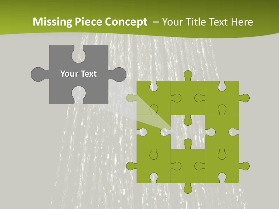 Chrome Sprinkler Jet PowerPoint Template