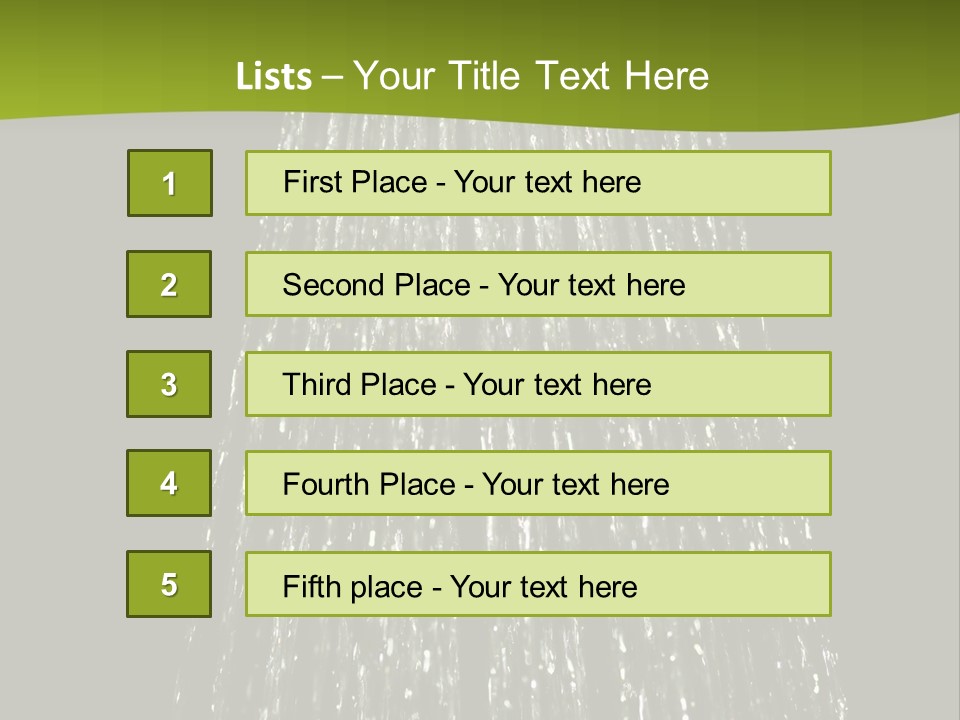 Chrome Sprinkler Jet PowerPoint Template