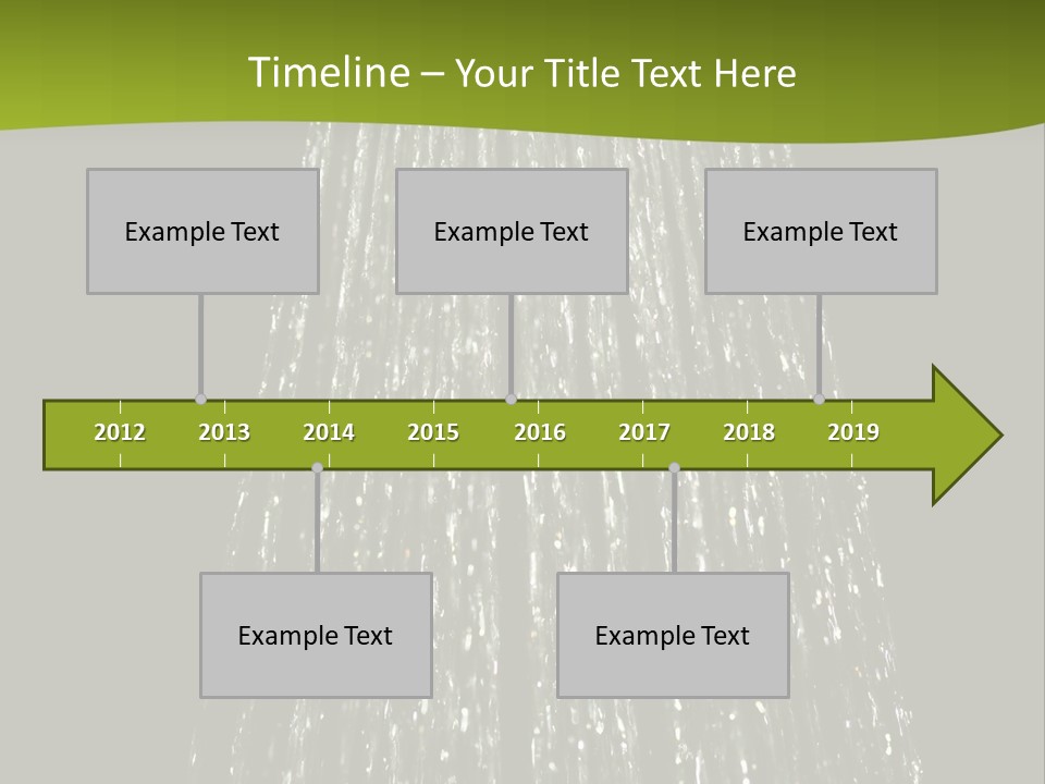 Chrome Sprinkler Jet PowerPoint Template