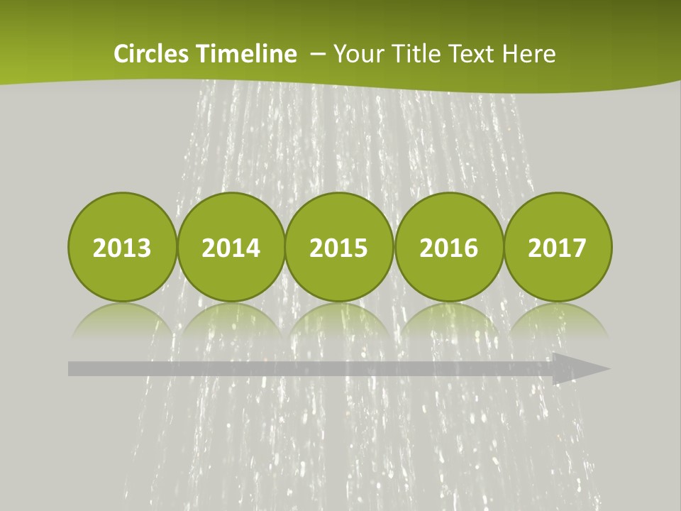 Chrome Sprinkler Jet PowerPoint Template