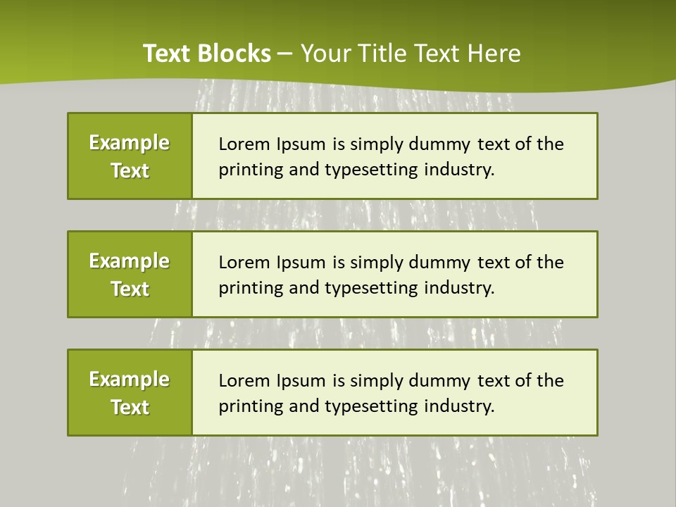 Chrome Sprinkler Jet PowerPoint Template