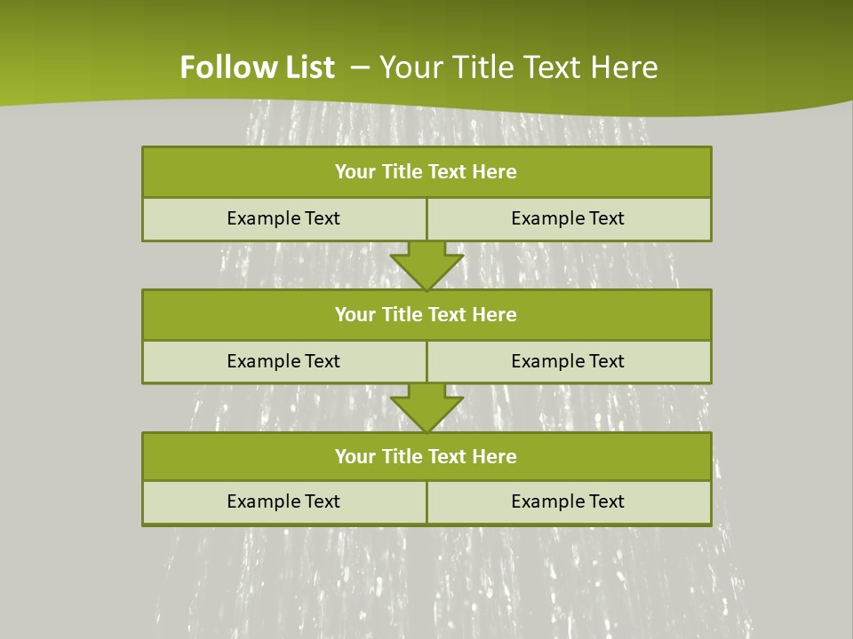 Chrome Sprinkler Jet PowerPoint Template