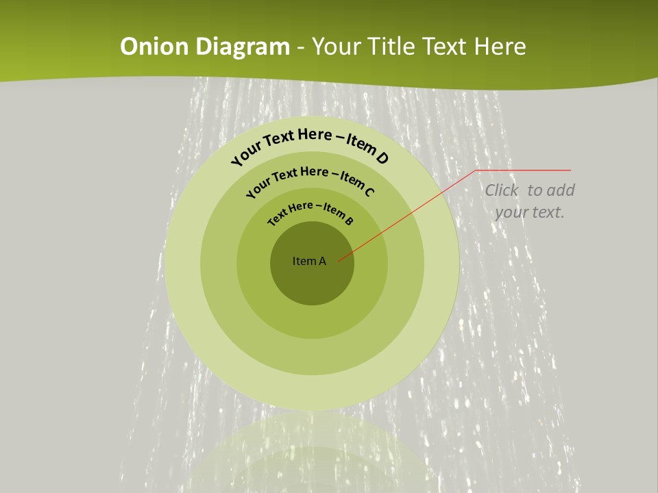Chrome Sprinkler Jet PowerPoint Template
