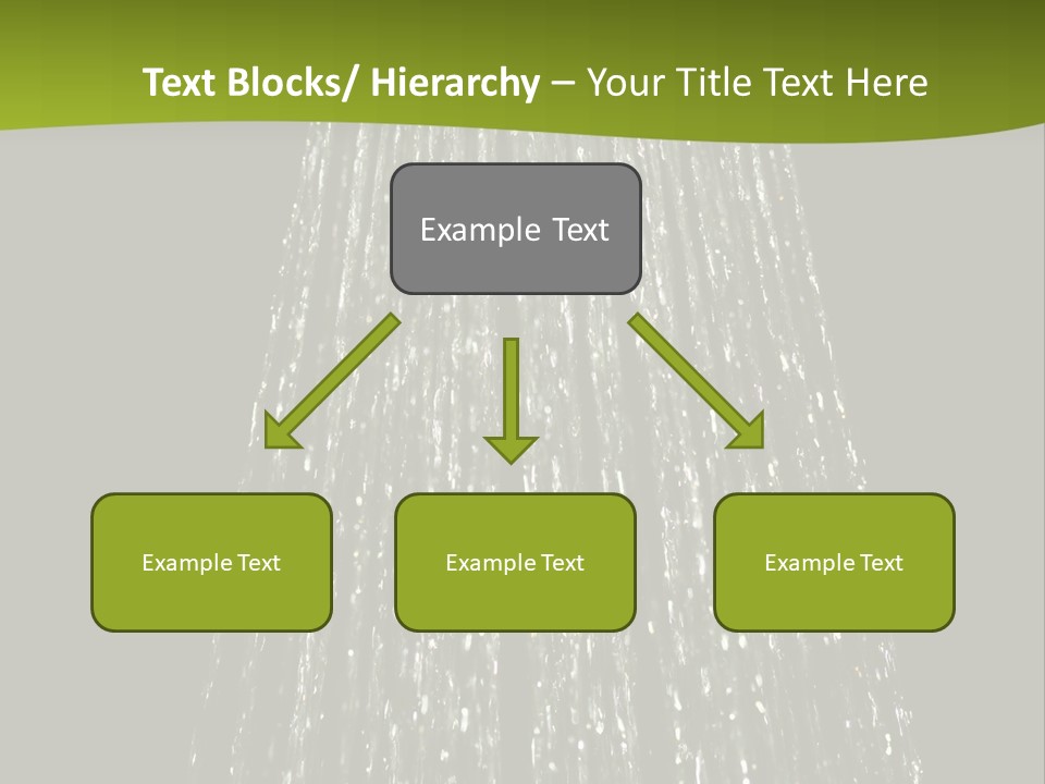 Chrome Sprinkler Jet PowerPoint Template