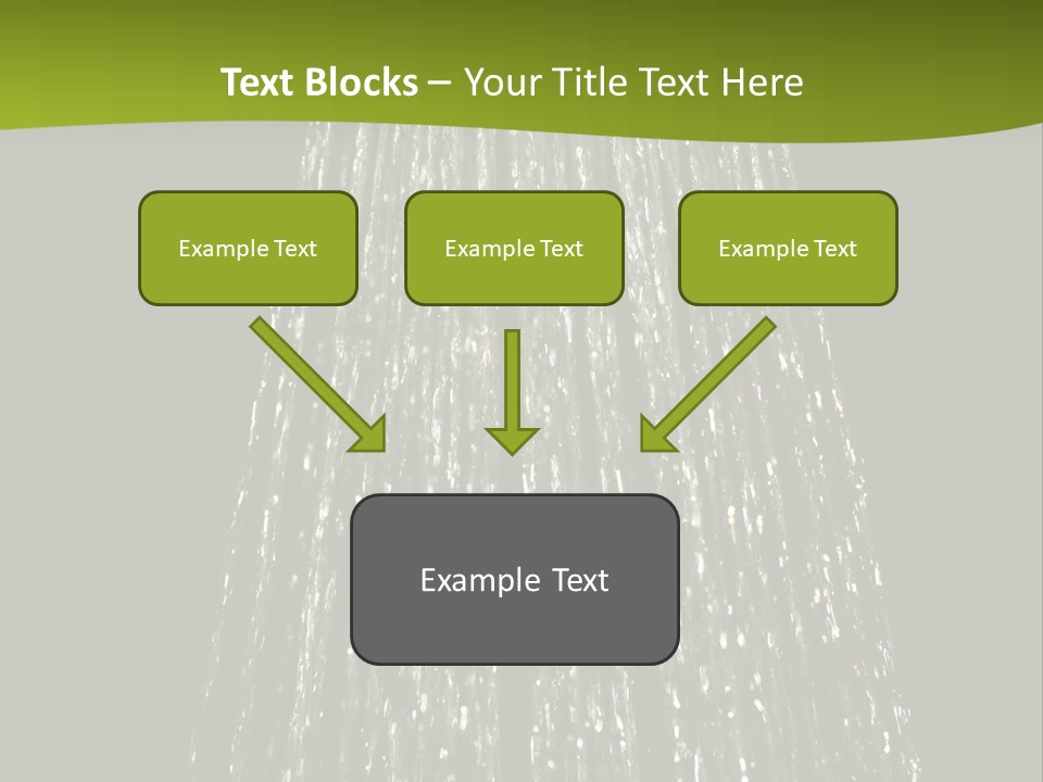 Chrome Sprinkler Jet PowerPoint Template