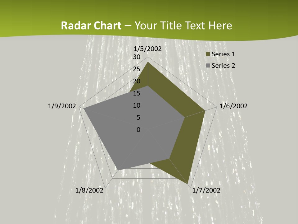 Chrome Sprinkler Jet PowerPoint Template