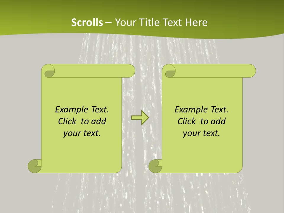 Chrome Sprinkler Jet PowerPoint Template