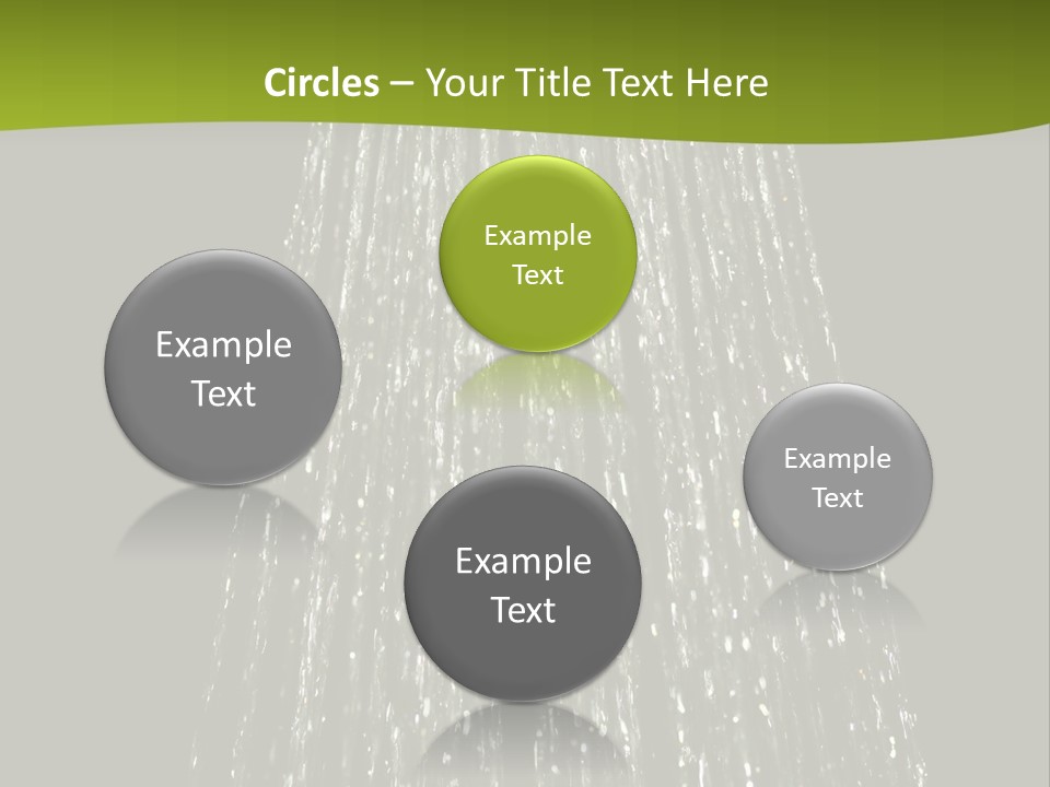 Chrome Sprinkler Jet PowerPoint Template