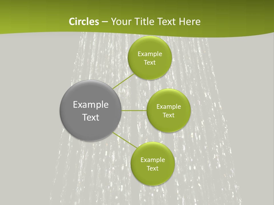 Chrome Sprinkler Jet PowerPoint Template