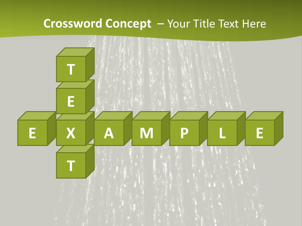Chrome Sprinkler Jet PowerPoint Template