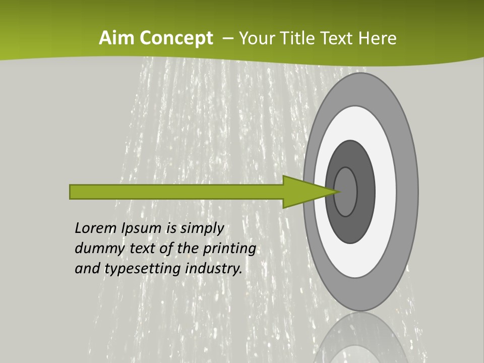 Chrome Sprinkler Jet PowerPoint Template