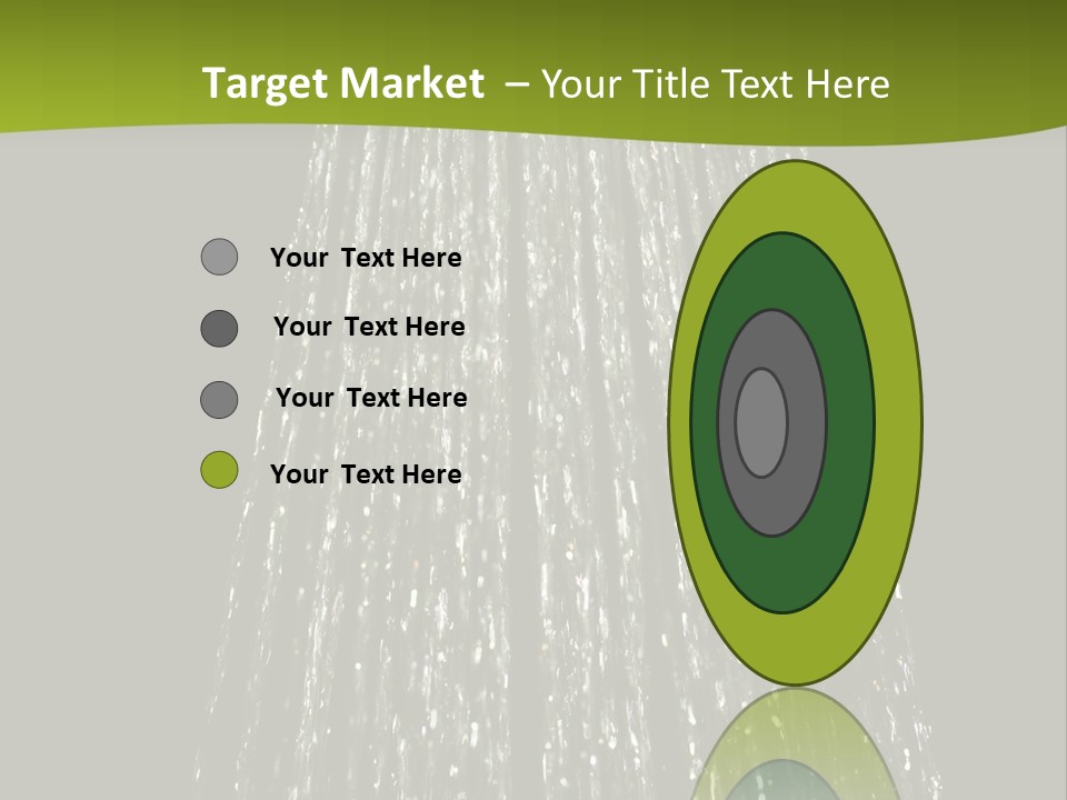 Chrome Sprinkler Jet PowerPoint Template
