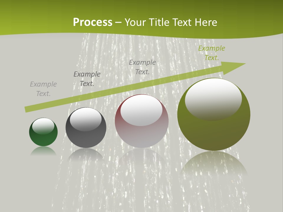 Chrome Sprinkler Jet PowerPoint Template