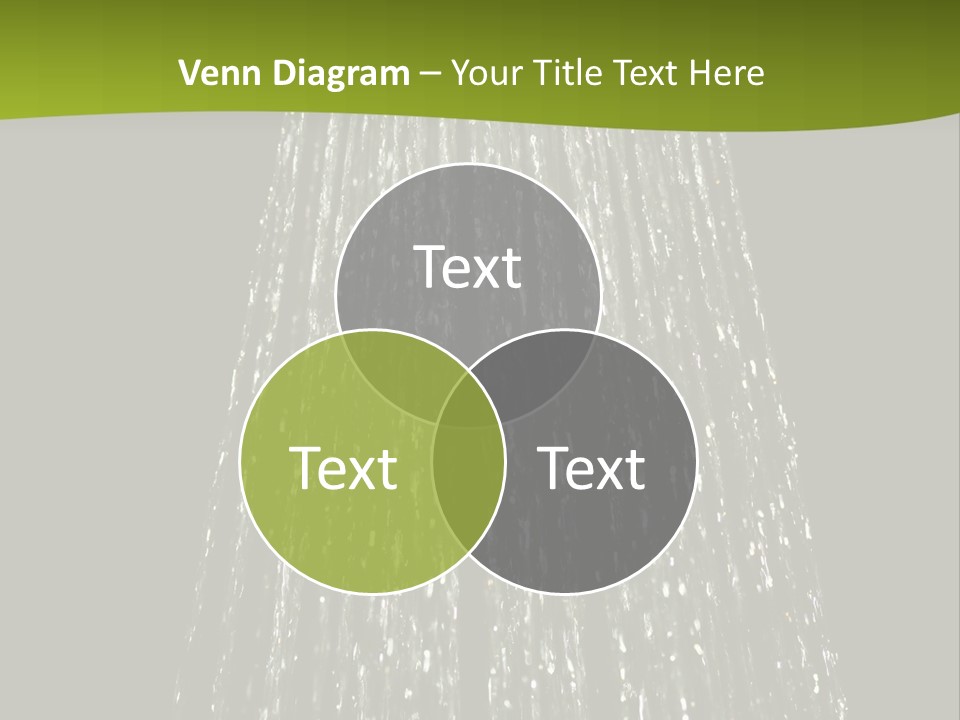 Chrome Sprinkler Jet PowerPoint Template