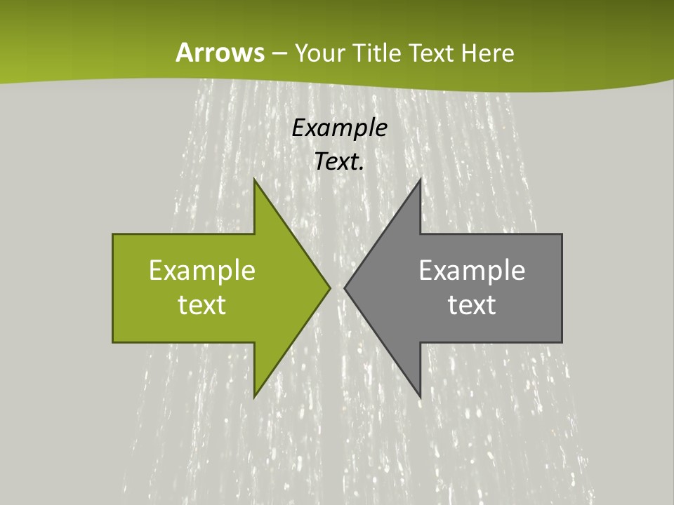 Chrome Sprinkler Jet PowerPoint Template