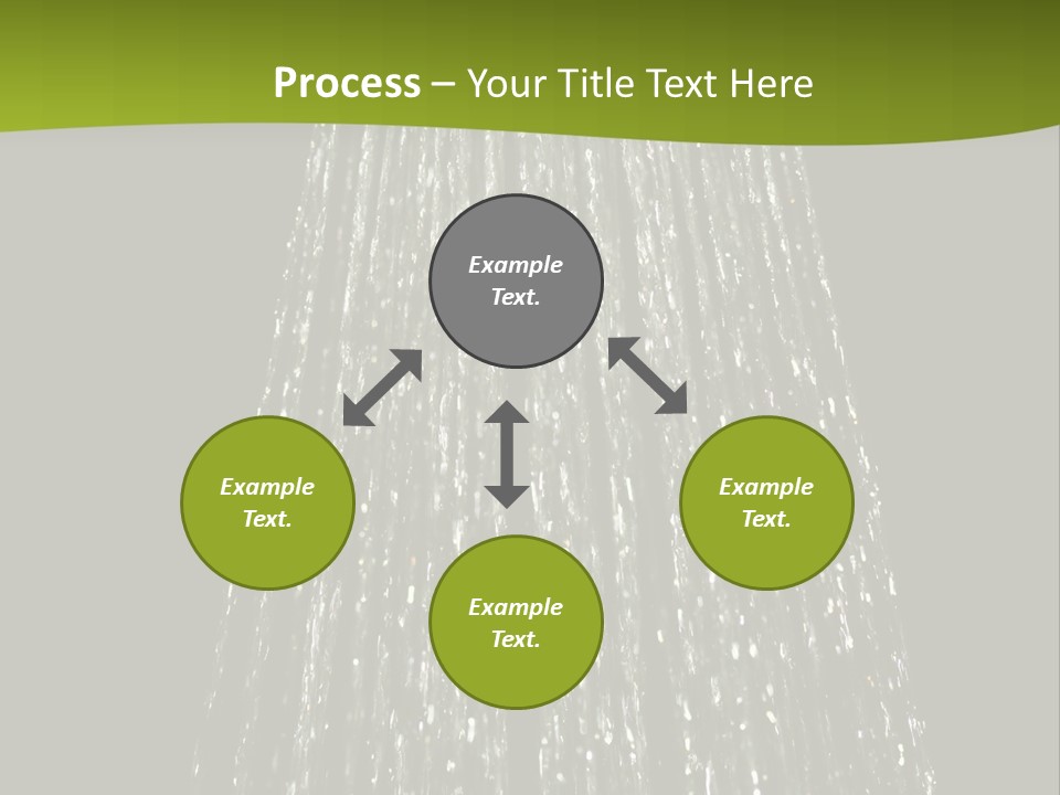 Chrome Sprinkler Jet PowerPoint Template
