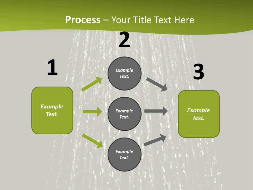 Chrome Sprinkler Jet PowerPoint Template