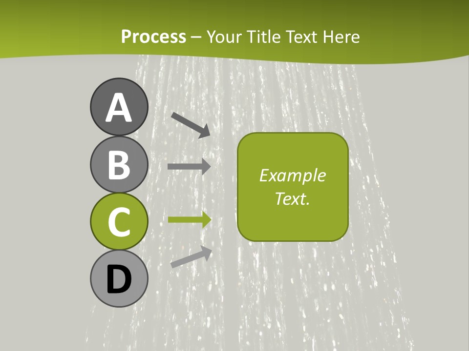 Chrome Sprinkler Jet PowerPoint Template