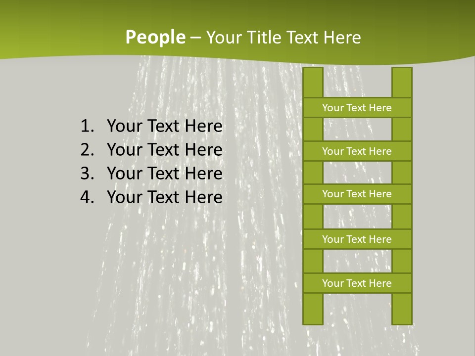 Chrome Sprinkler Jet PowerPoint Template