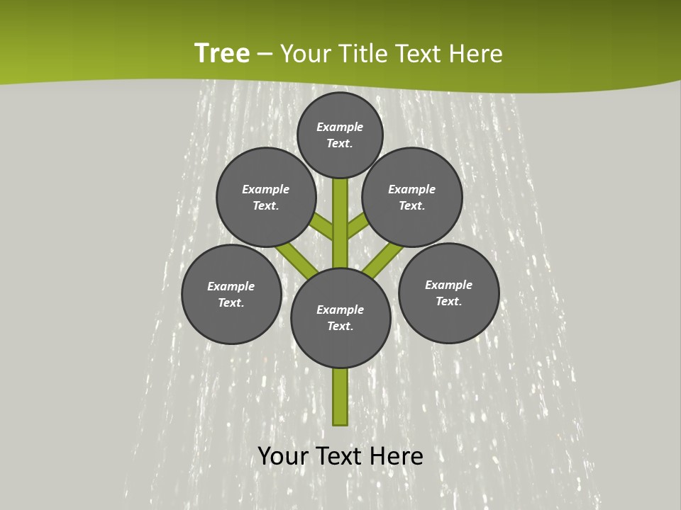 Chrome Sprinkler Jet PowerPoint Template