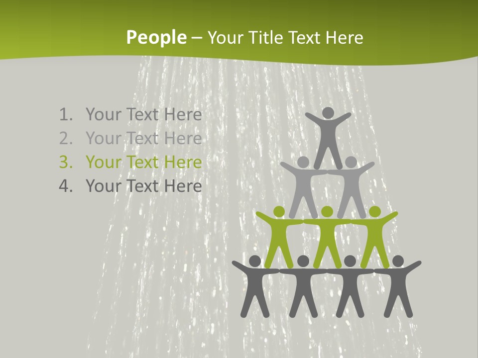 Chrome Sprinkler Jet PowerPoint Template