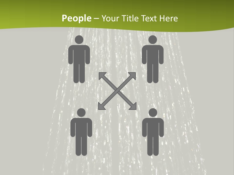 Chrome Sprinkler Jet PowerPoint Template