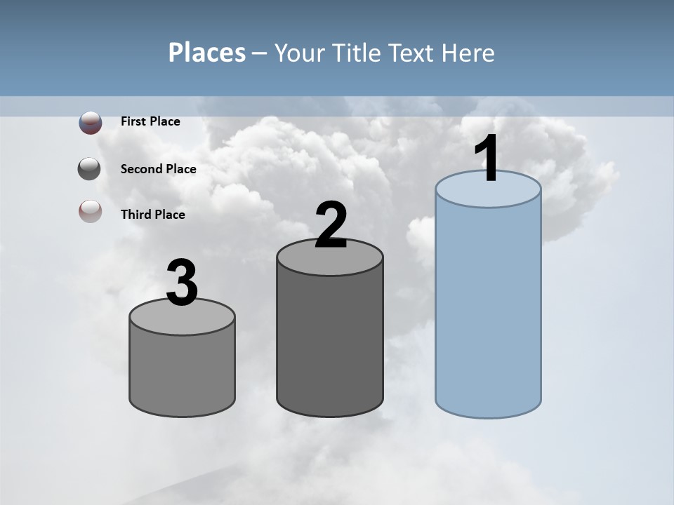 Danger Rock Smoke PowerPoint Template