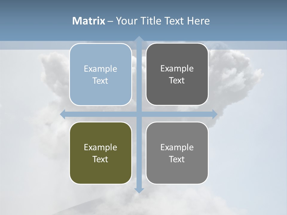 Danger Rock Smoke PowerPoint Template