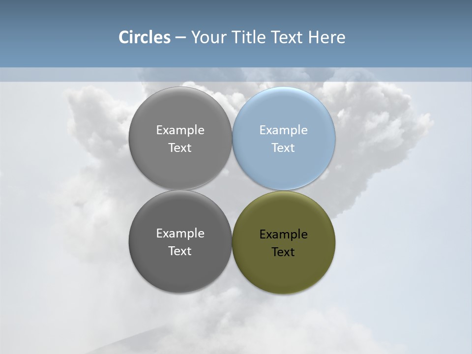 Danger Rock Smoke PowerPoint Template