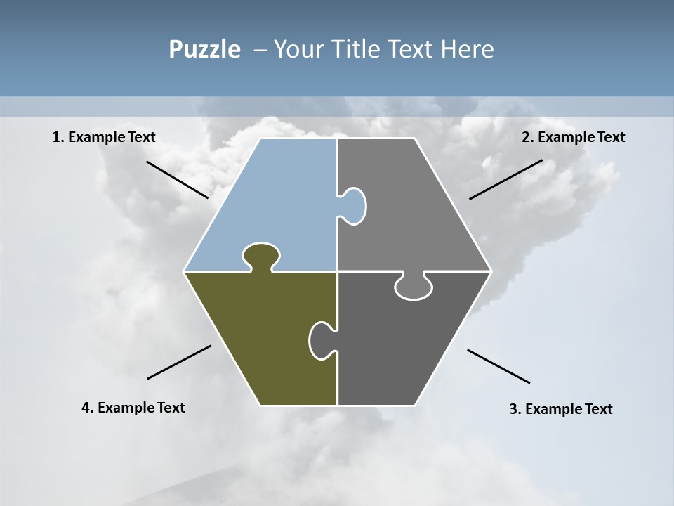 Danger Rock Smoke PowerPoint Template