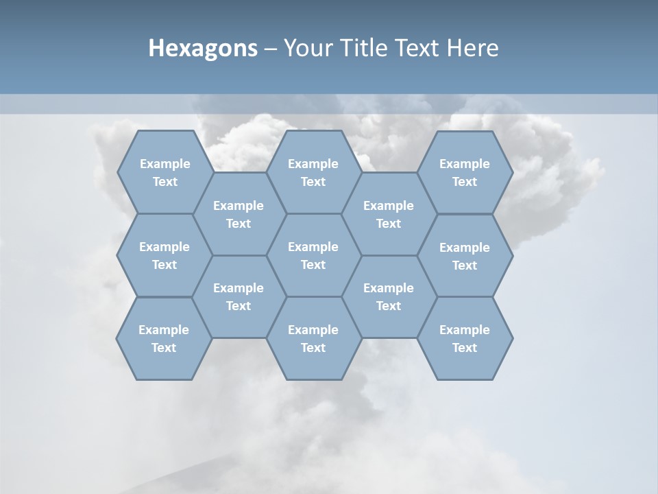 Danger Rock Smoke PowerPoint Template